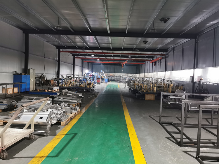 Electric vehicle production and fabrication area in China